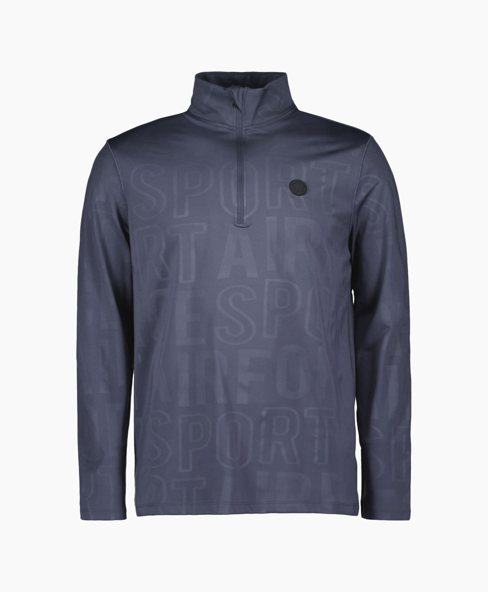 Pullover Telluride Pully Outline Wording Blauw dessin