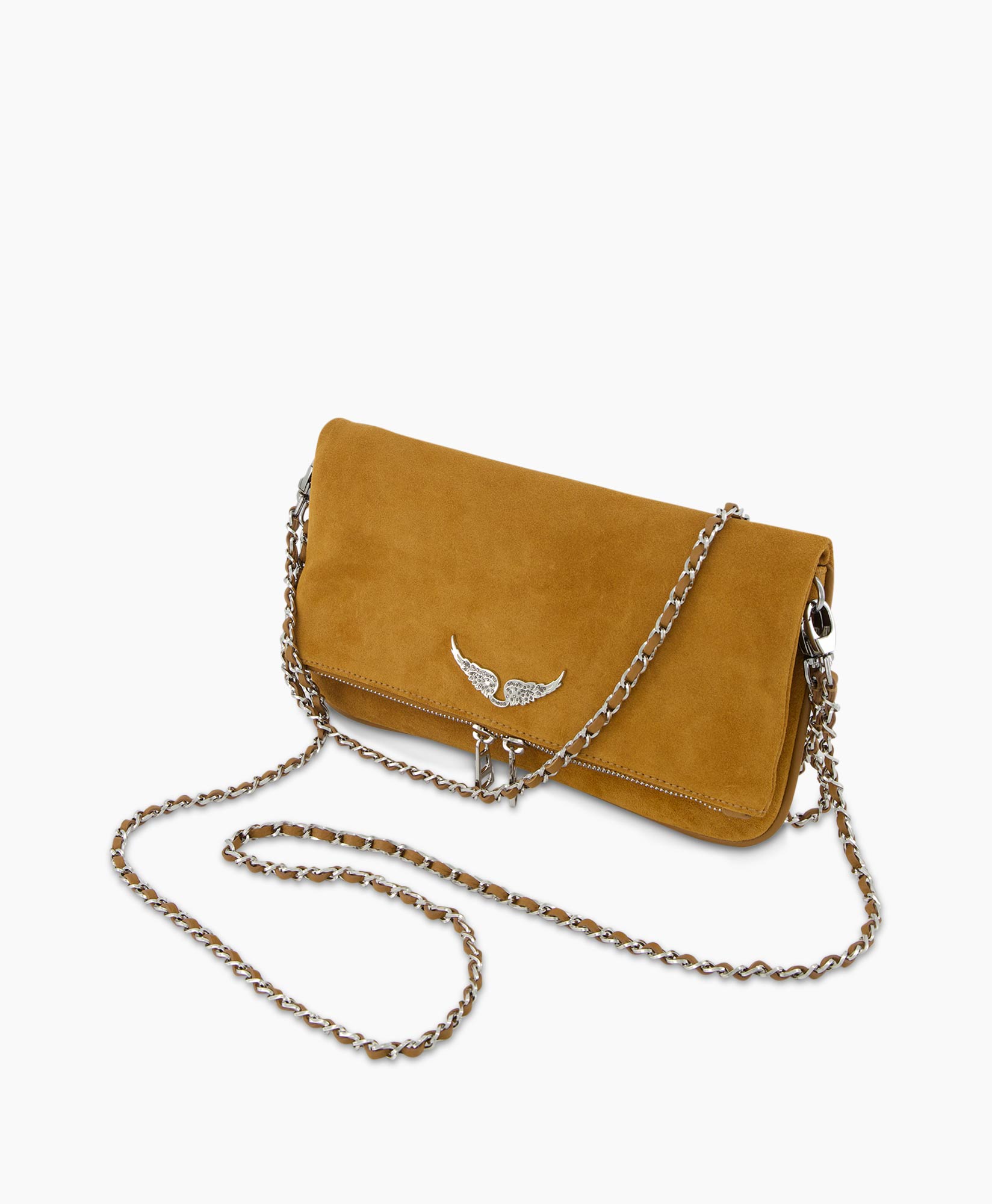 Crossbody Tas Rock Suede Bruin