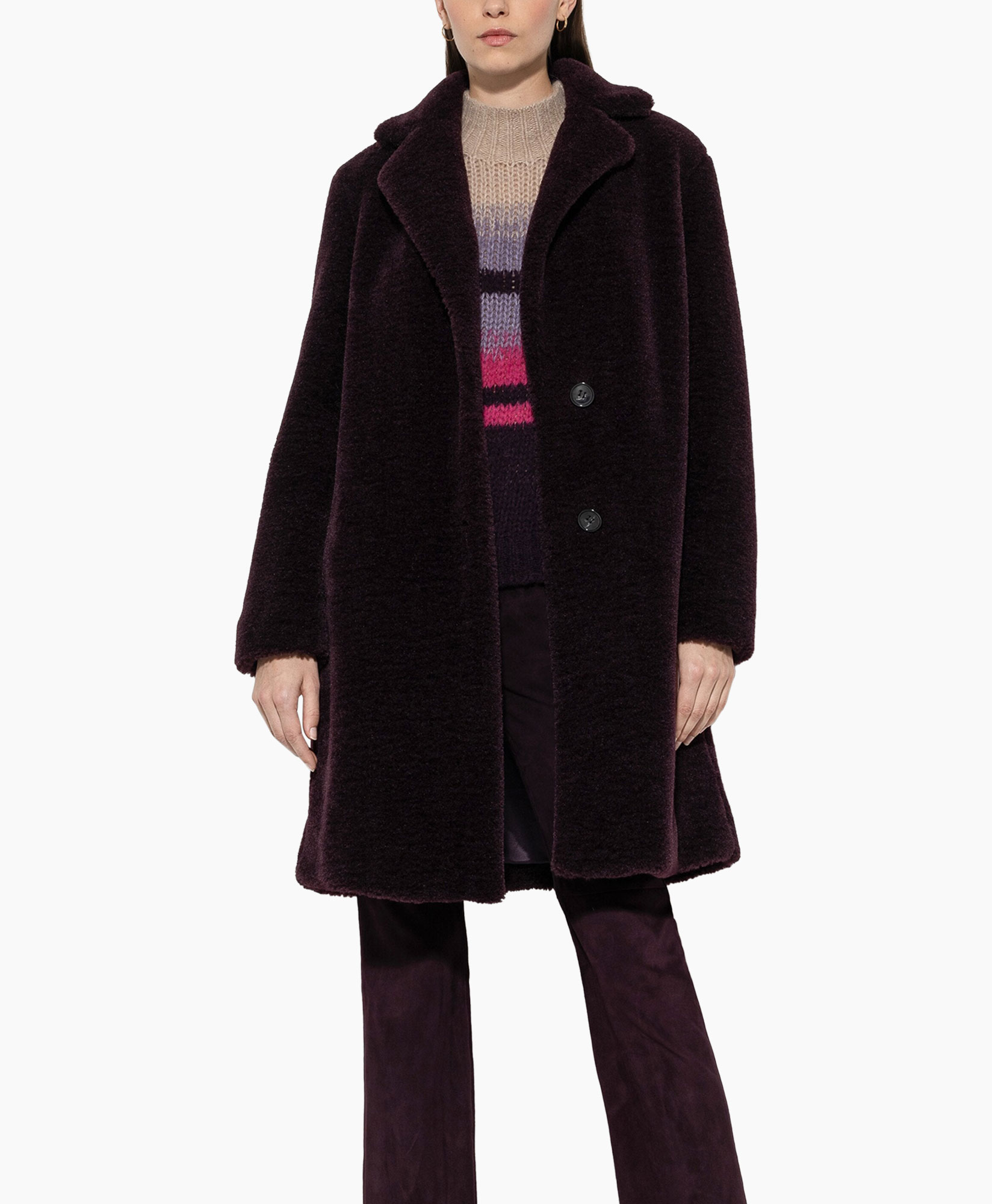 Coat 408942/4145-0 Bordeaux