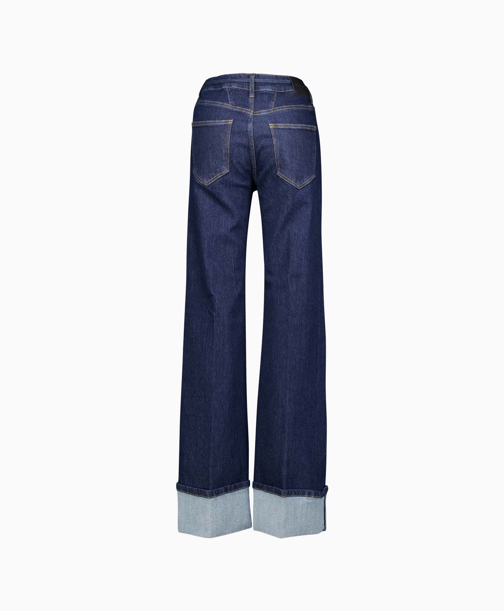 Jeans Hubby Reverse Ankle Donker Blauw