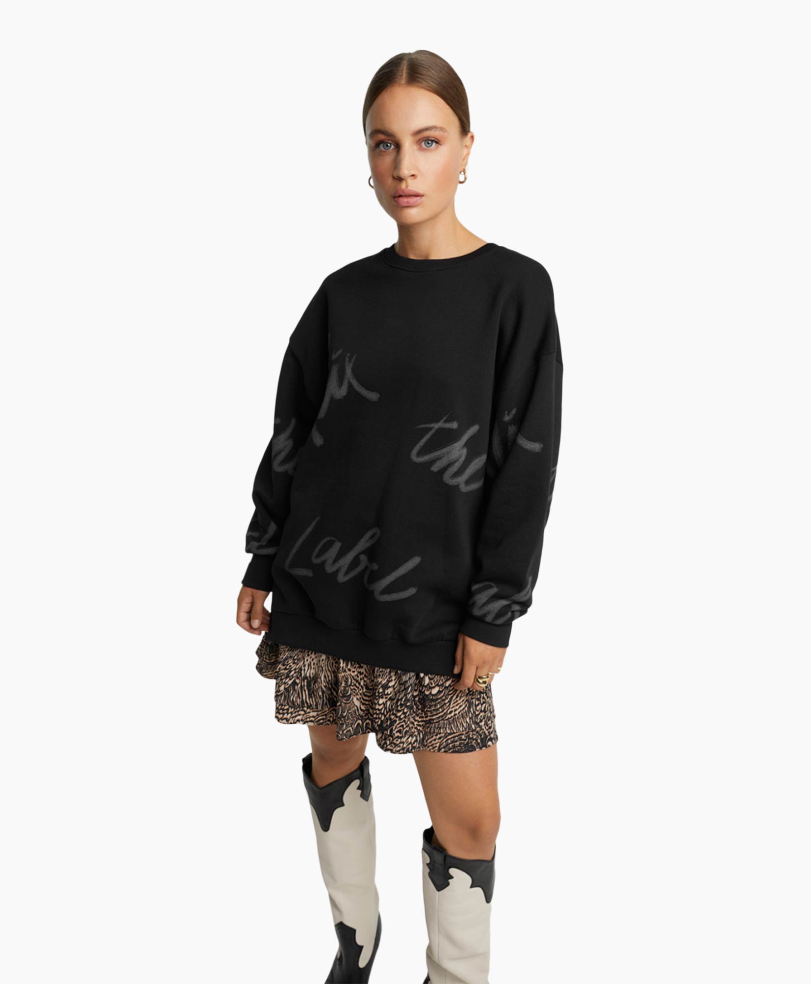 Alix the label online sweater zwart