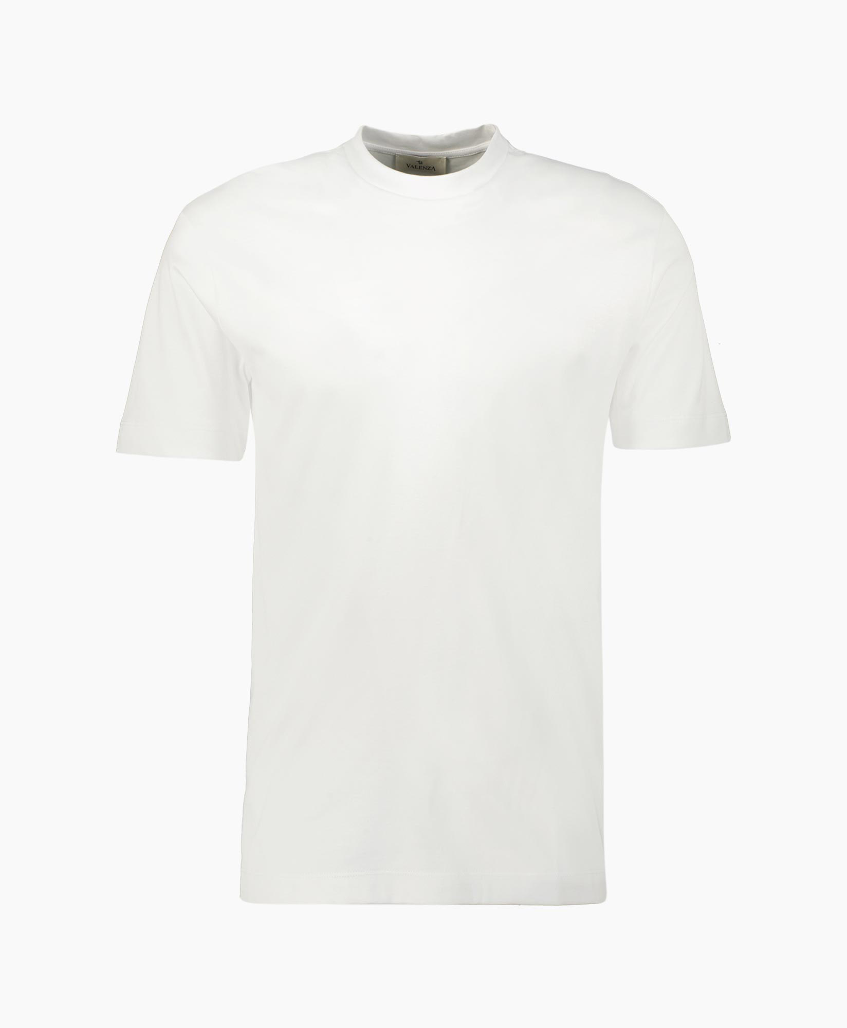 T-shirt Interlock Supima Wit