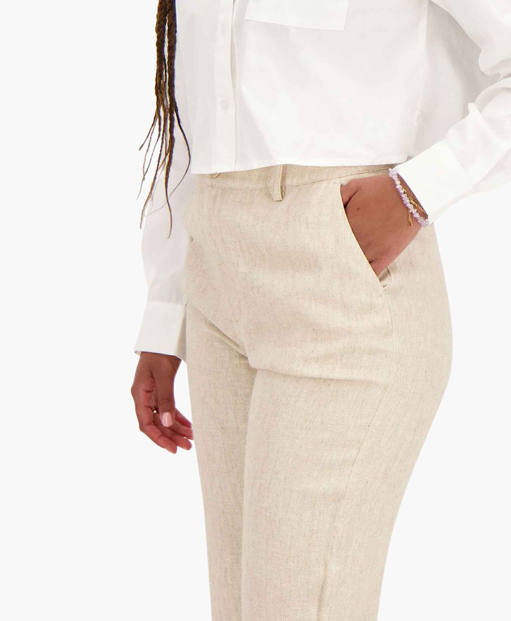 Pantalon Mj10667 Beige