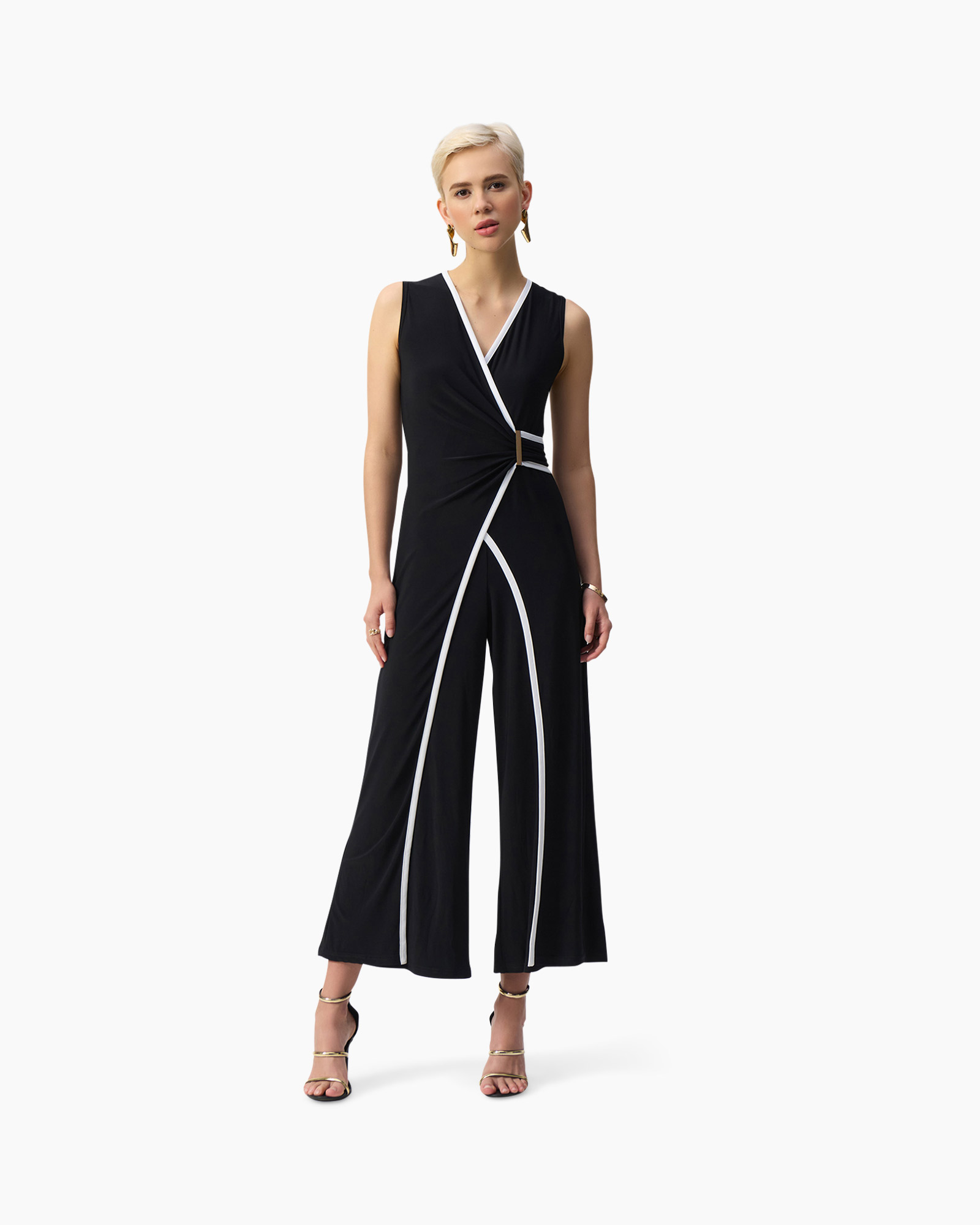 Jumpsuit Short Sleeved Zwart