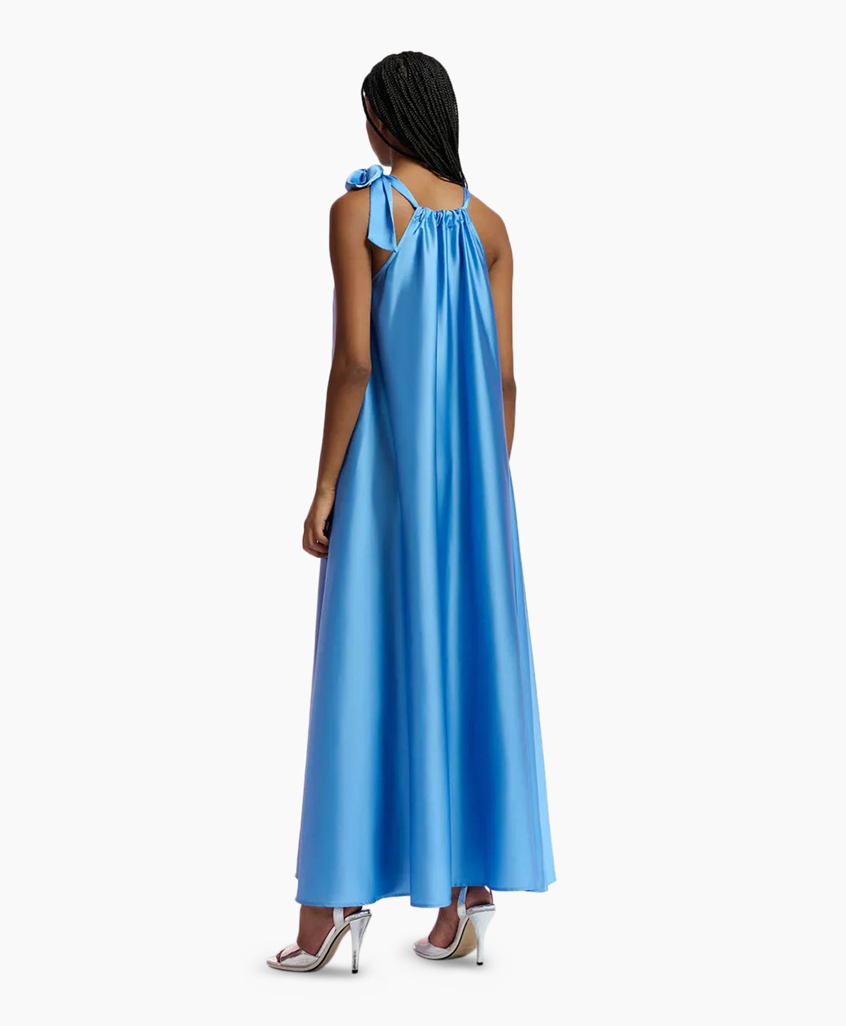 Maxi Jurk Famson Blauw