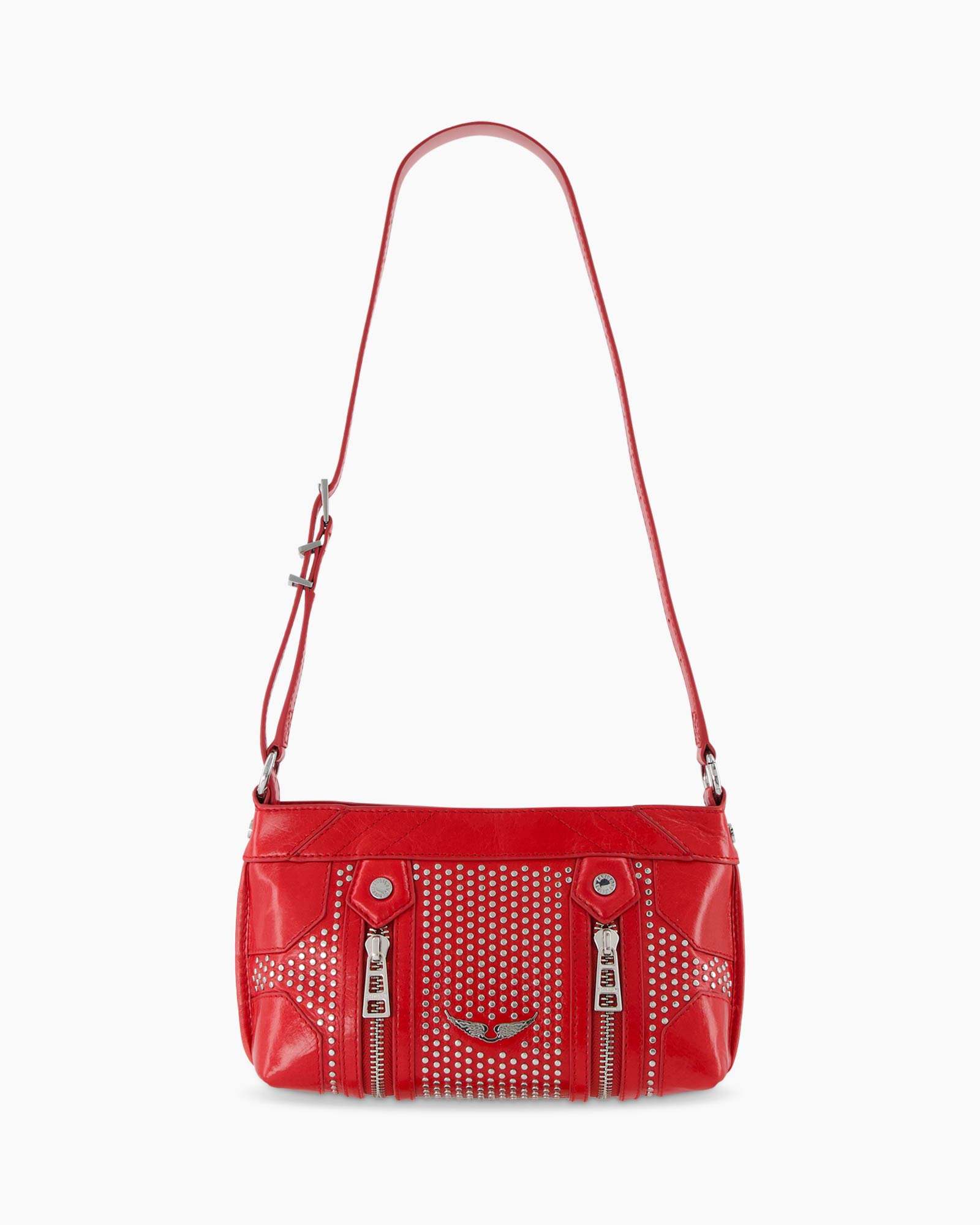 Crossbody Tas Sunny Mood Overstudded Rood