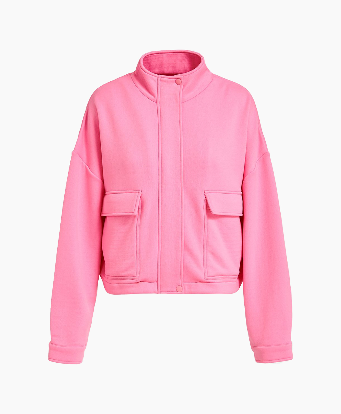 Adidas pink crop outlet jacket