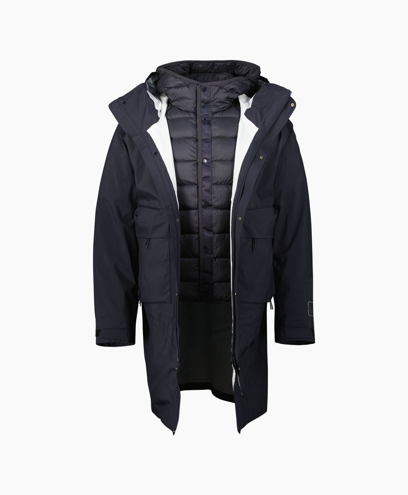 Jack Outerwear - Long Jacket Blauw