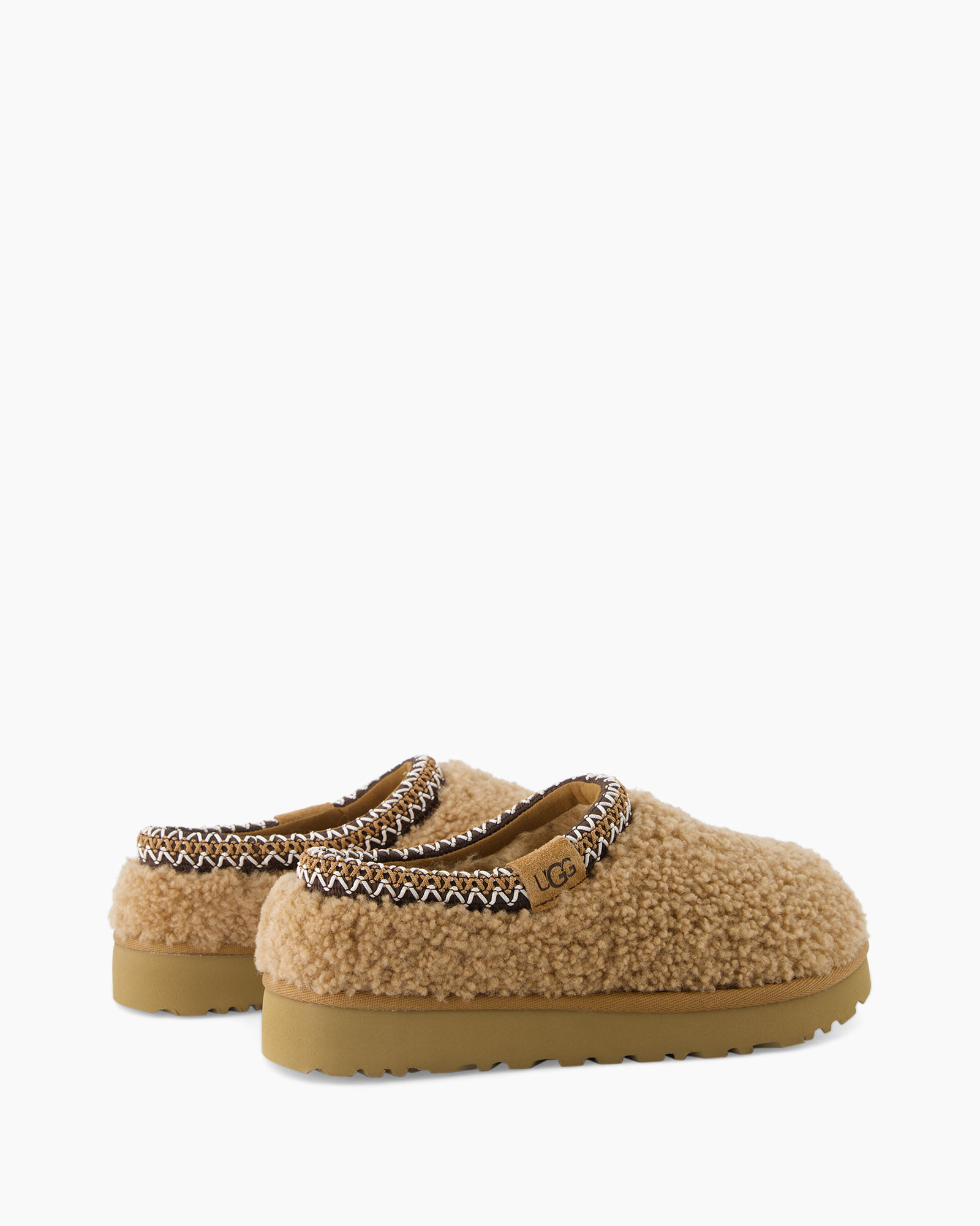 Pantoffel W Tasman Maxi Curly Camel