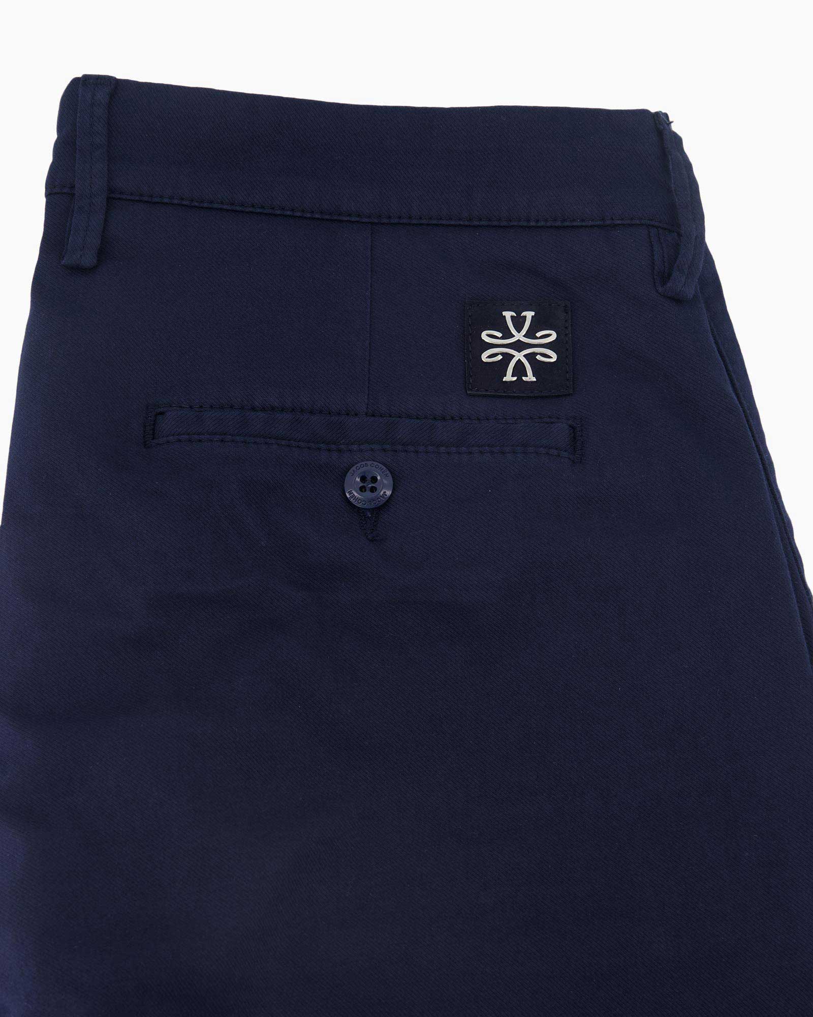 Pantalon Slim Fit Bob Donker Blauw