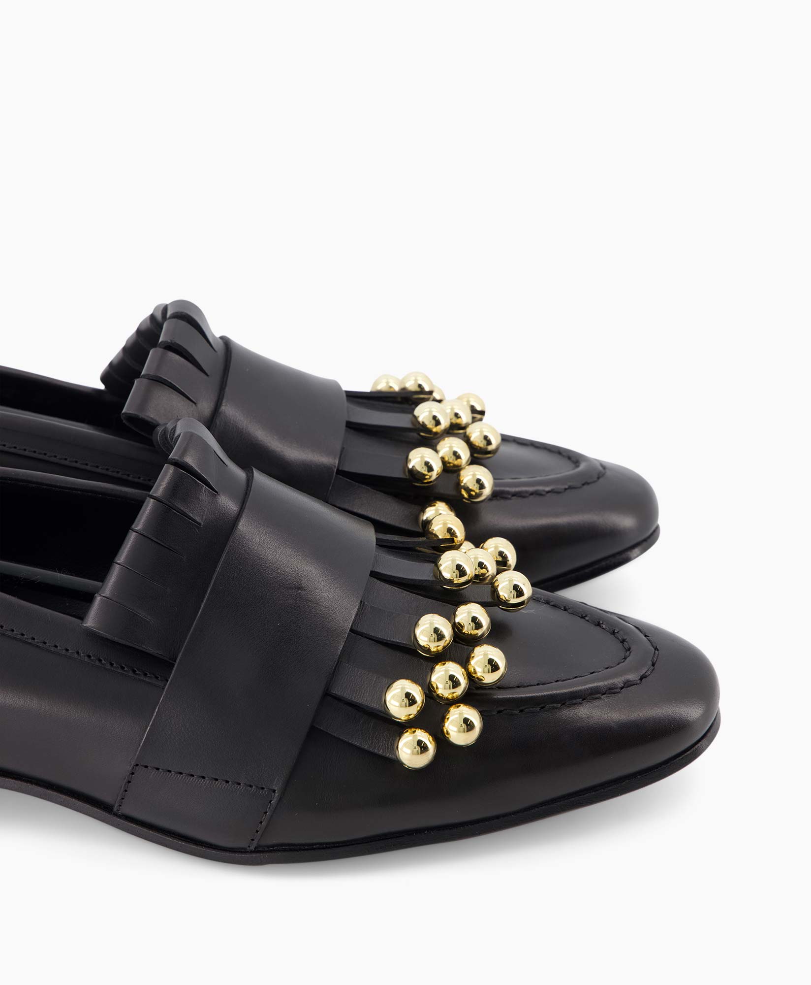 Loafer Costanza Studs Zwart