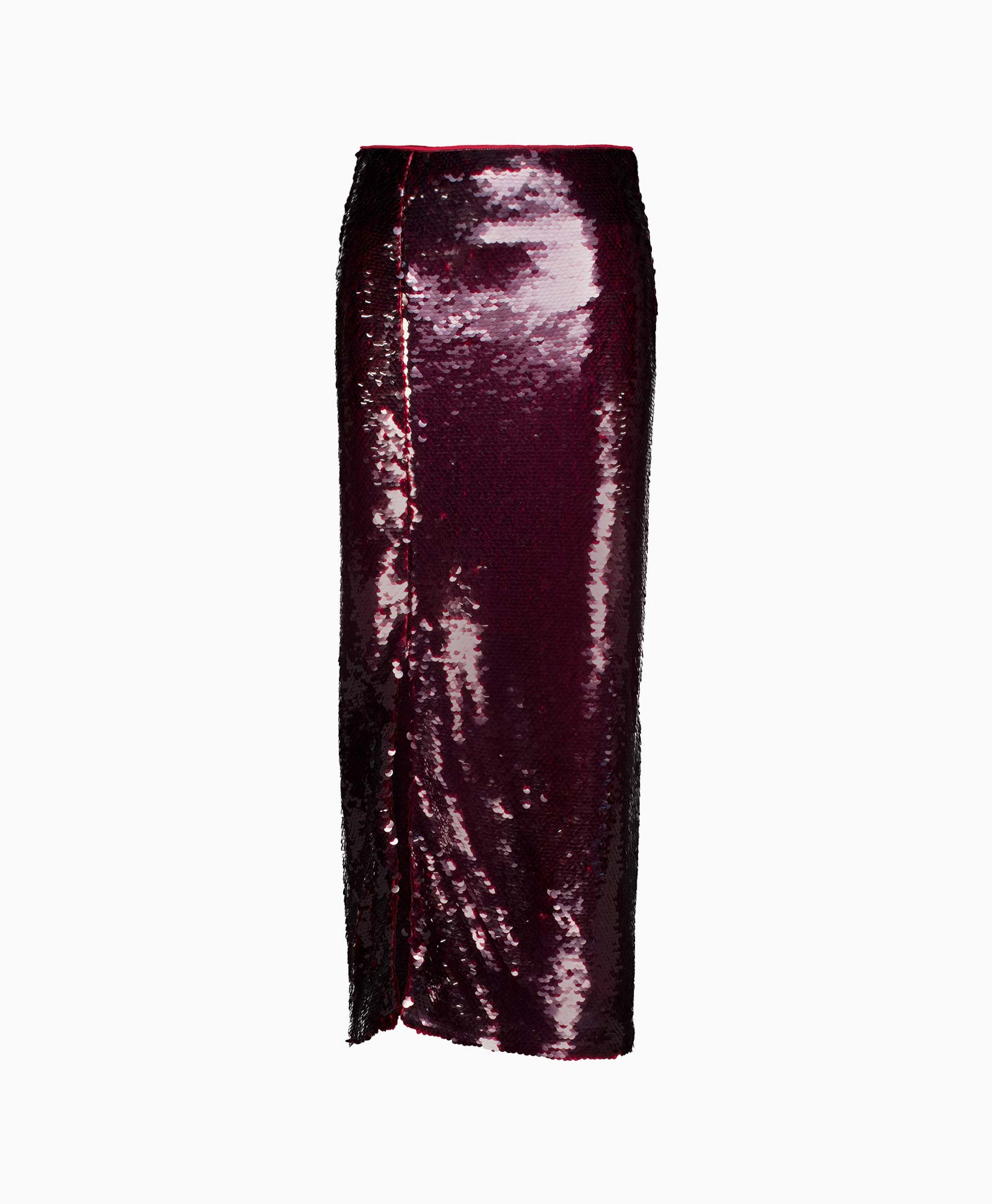 Midi Rok Bewa-nygt02 Bordeaux