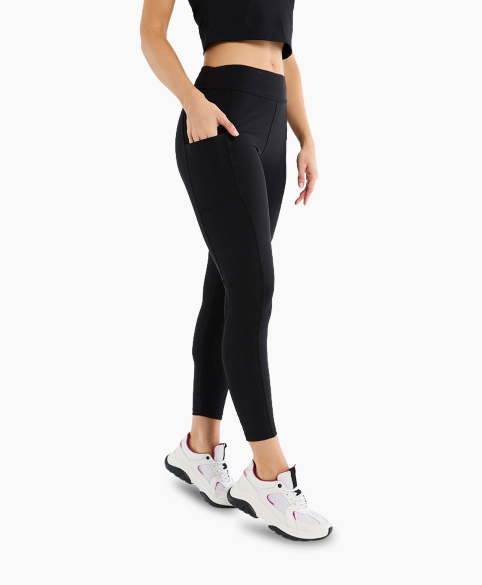 Studio Anneloes Legging Sa Sport Fleece Zwart dessin