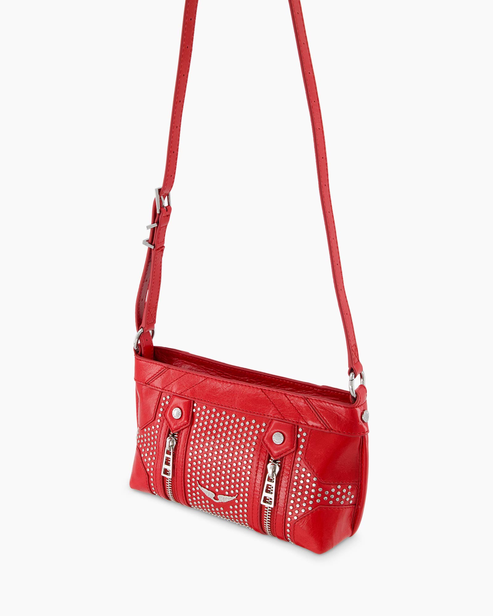 Crossbody Tas Sunny Mood Overstudded Rood