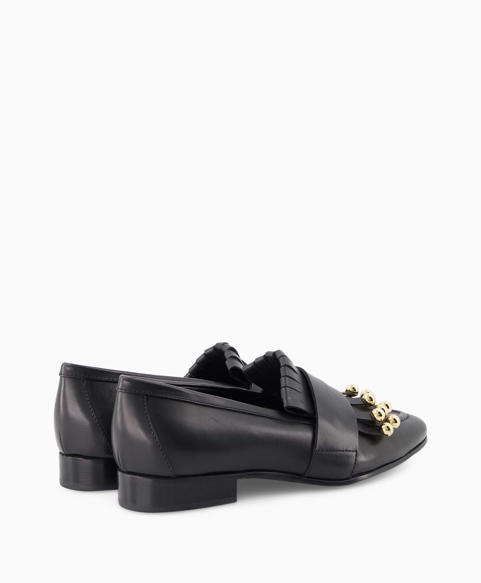 Loafer Costanza Studs Zwart