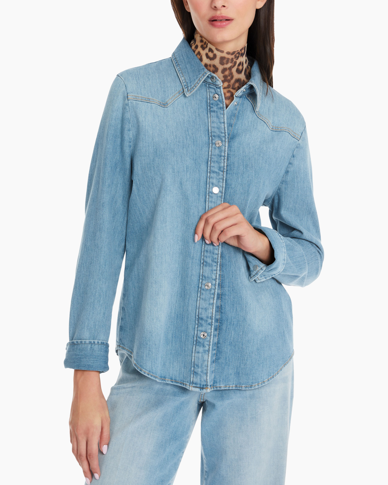 Blouse Ys 51.07 D06 Licht Blauw