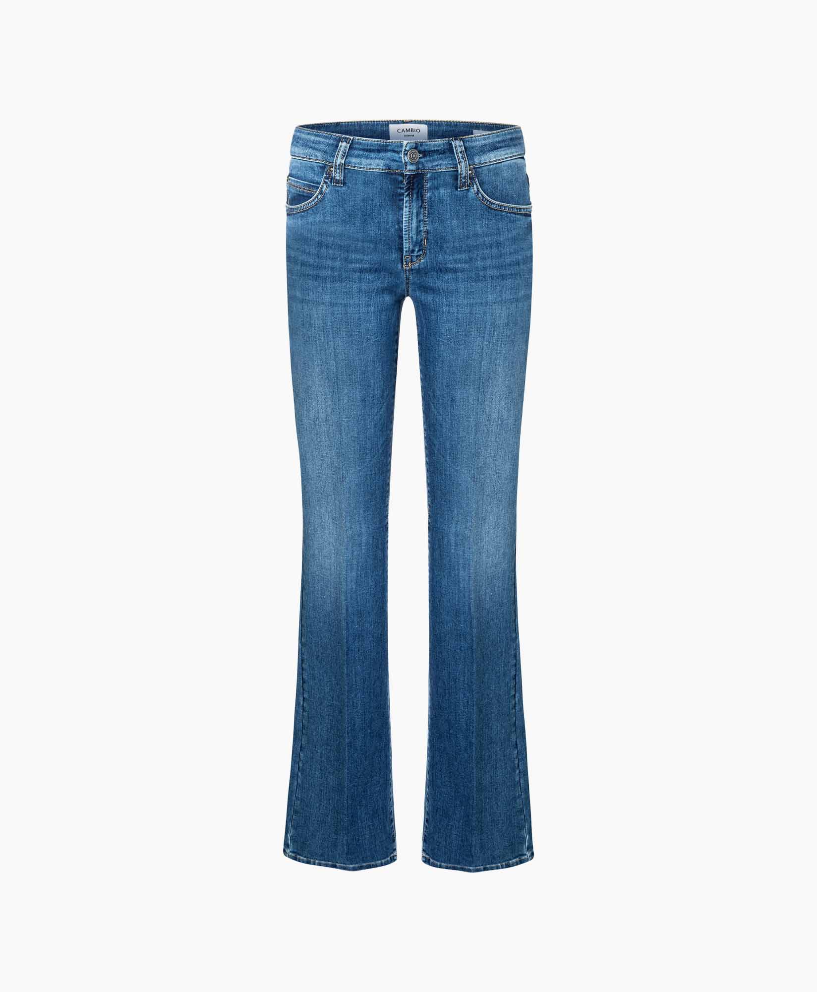 Jeans Paris Flared midden blauw