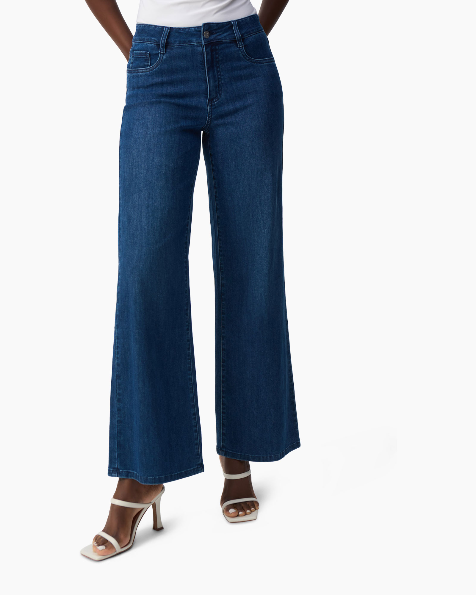 Jeans Wide Leg Blauw