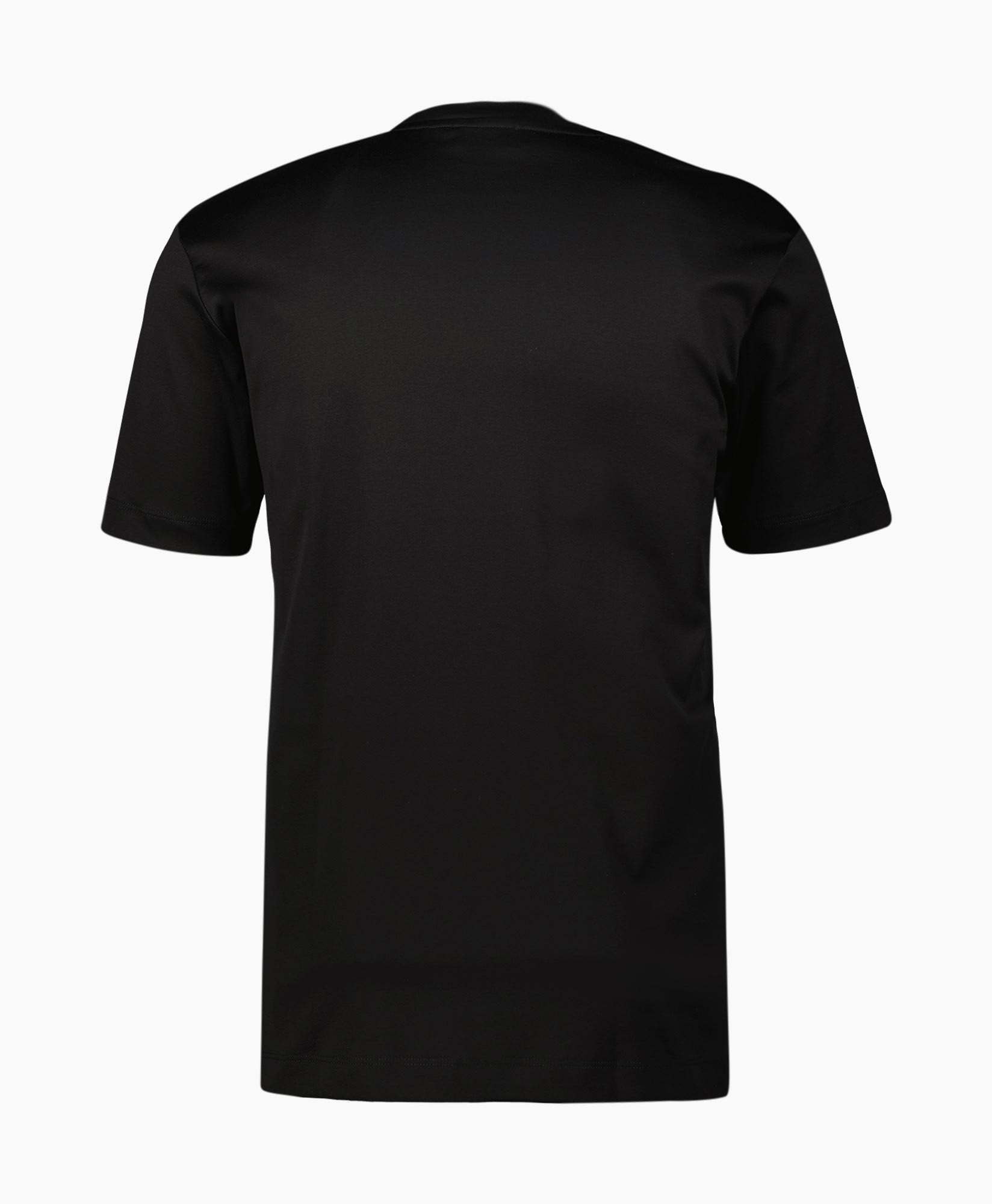 T-shirt Interlock Supima Zwart