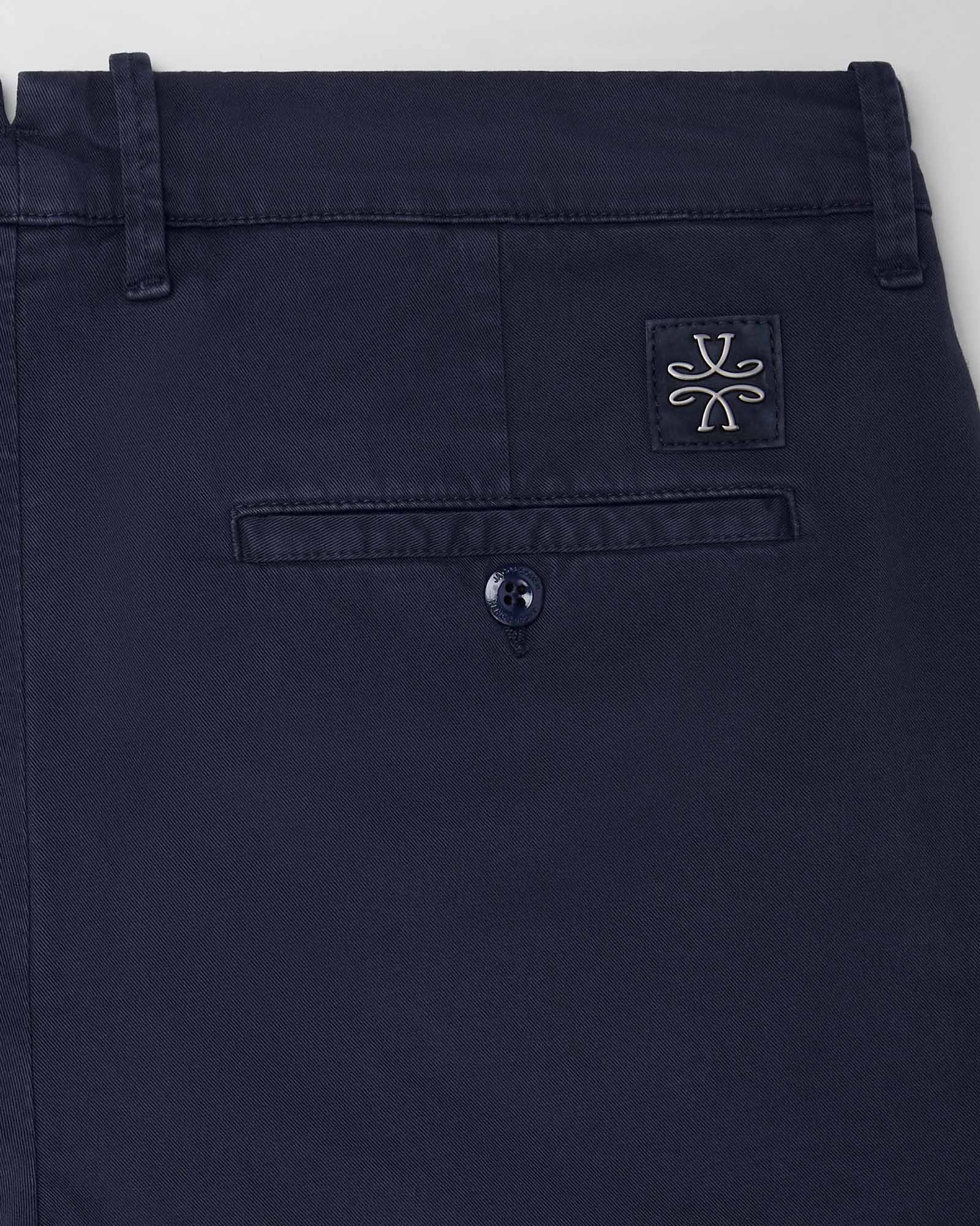 Pantalon Slim Fit Bobby Donker Blauw