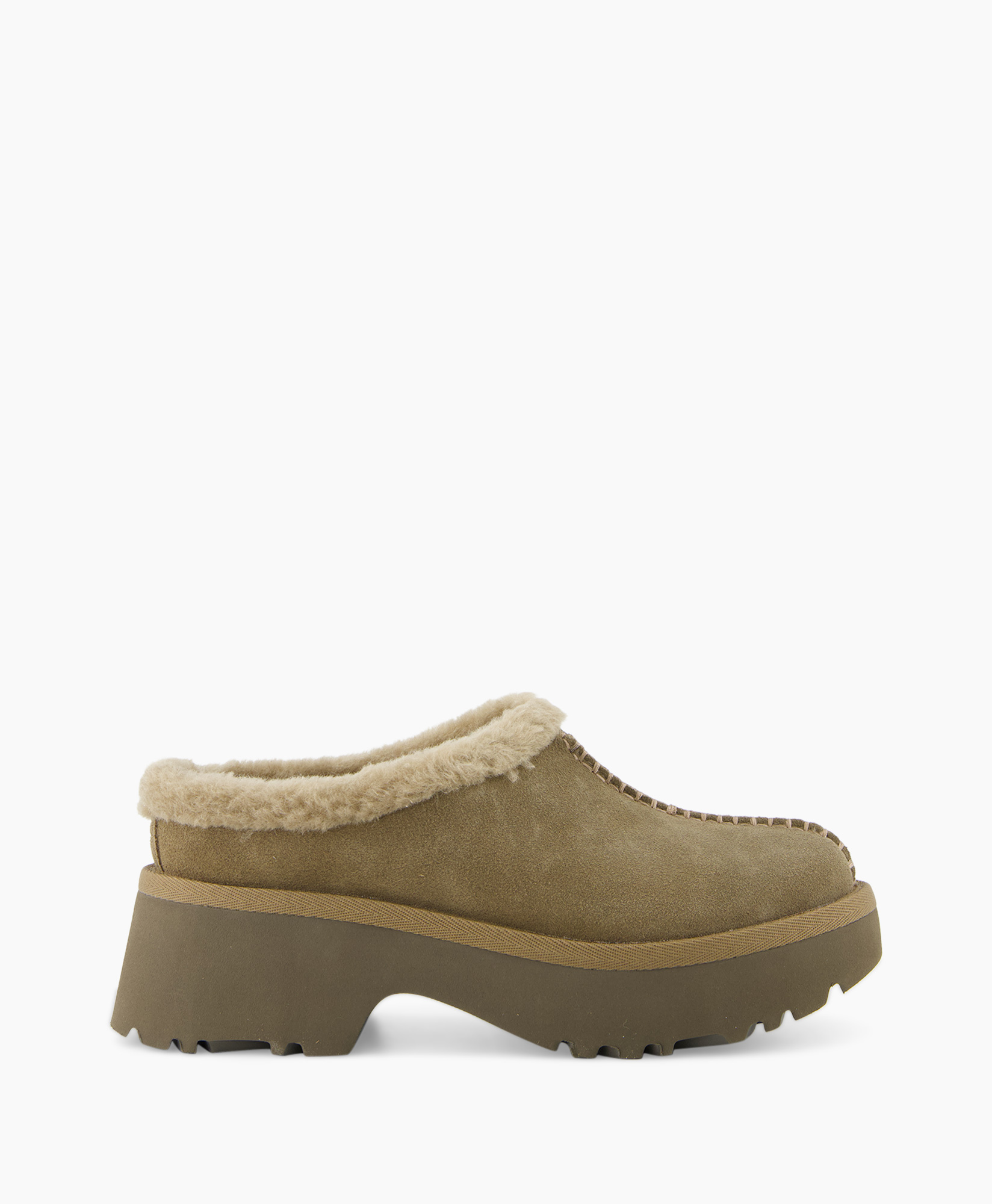 Sneaker W New Heights Cozy Clog Bruin