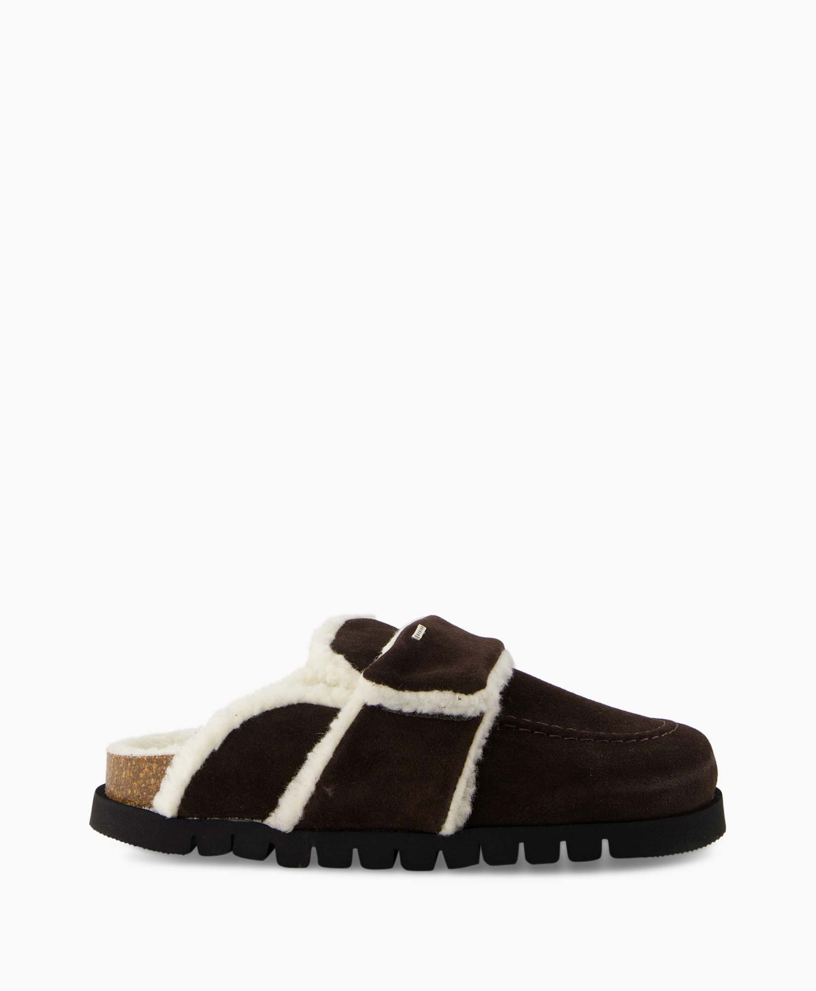 Loafer Teddy Fur Donker Bruin