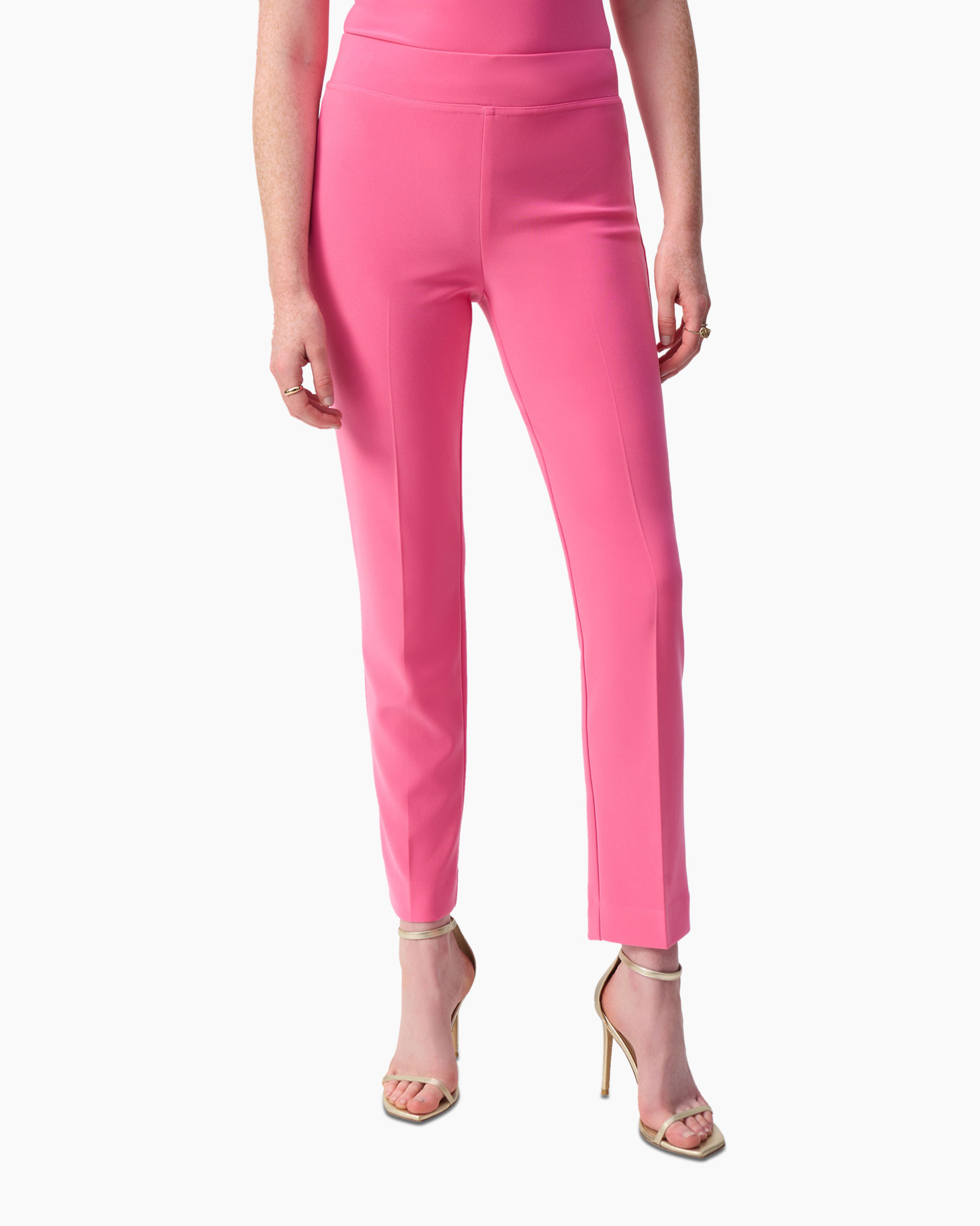 Pantalon Straight Leg Roze