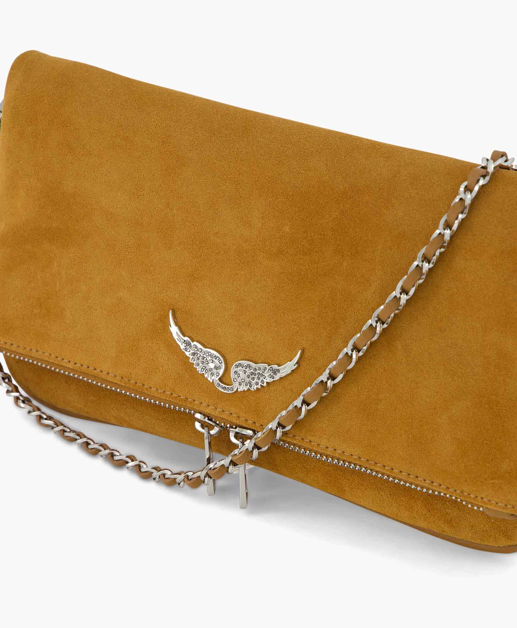 Crossbody Tas Rock Suede Bruin