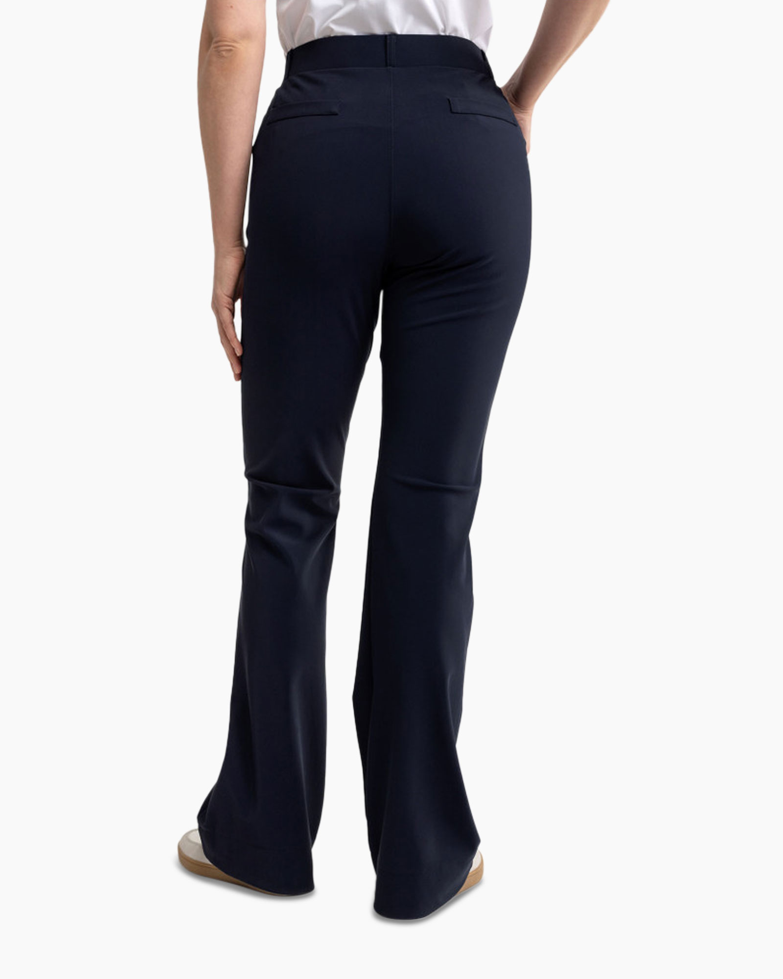 Broek Flair Long Bonded Trousers Donker Blauw