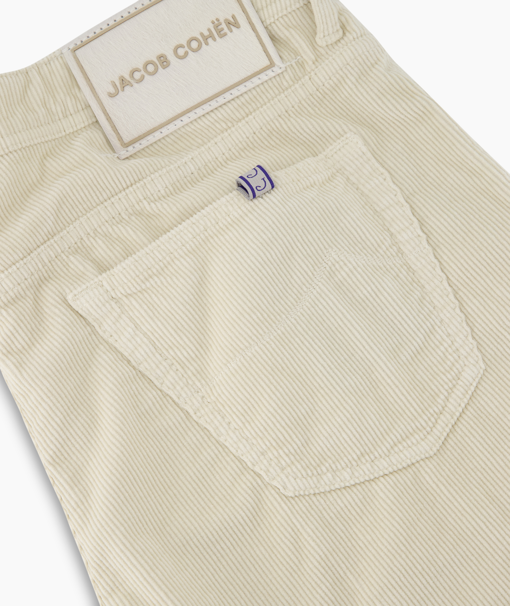 Pantalon Slim Crop/carrot Off White