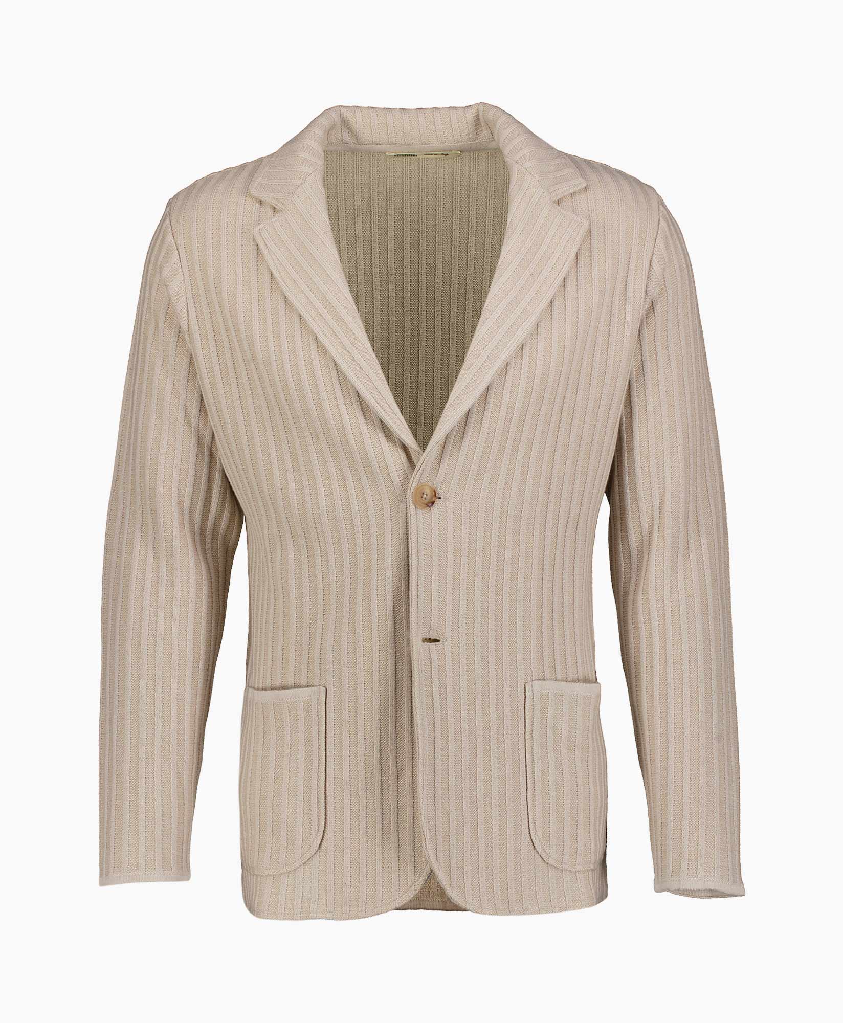 Vest Soft Cashmere Rib Swacket Beige