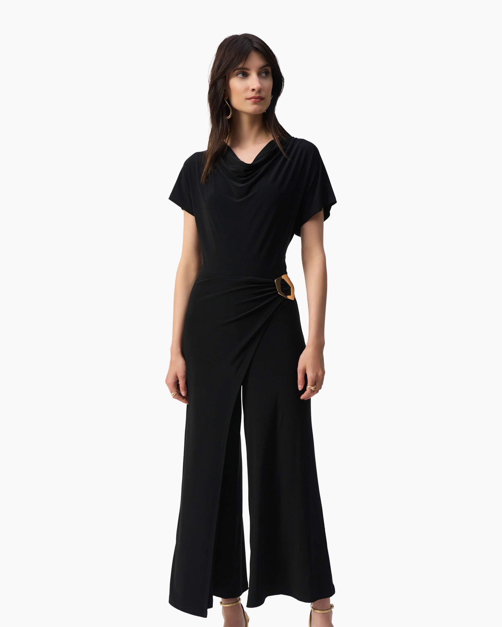 Jumpsuit Short Sleeved Zwart