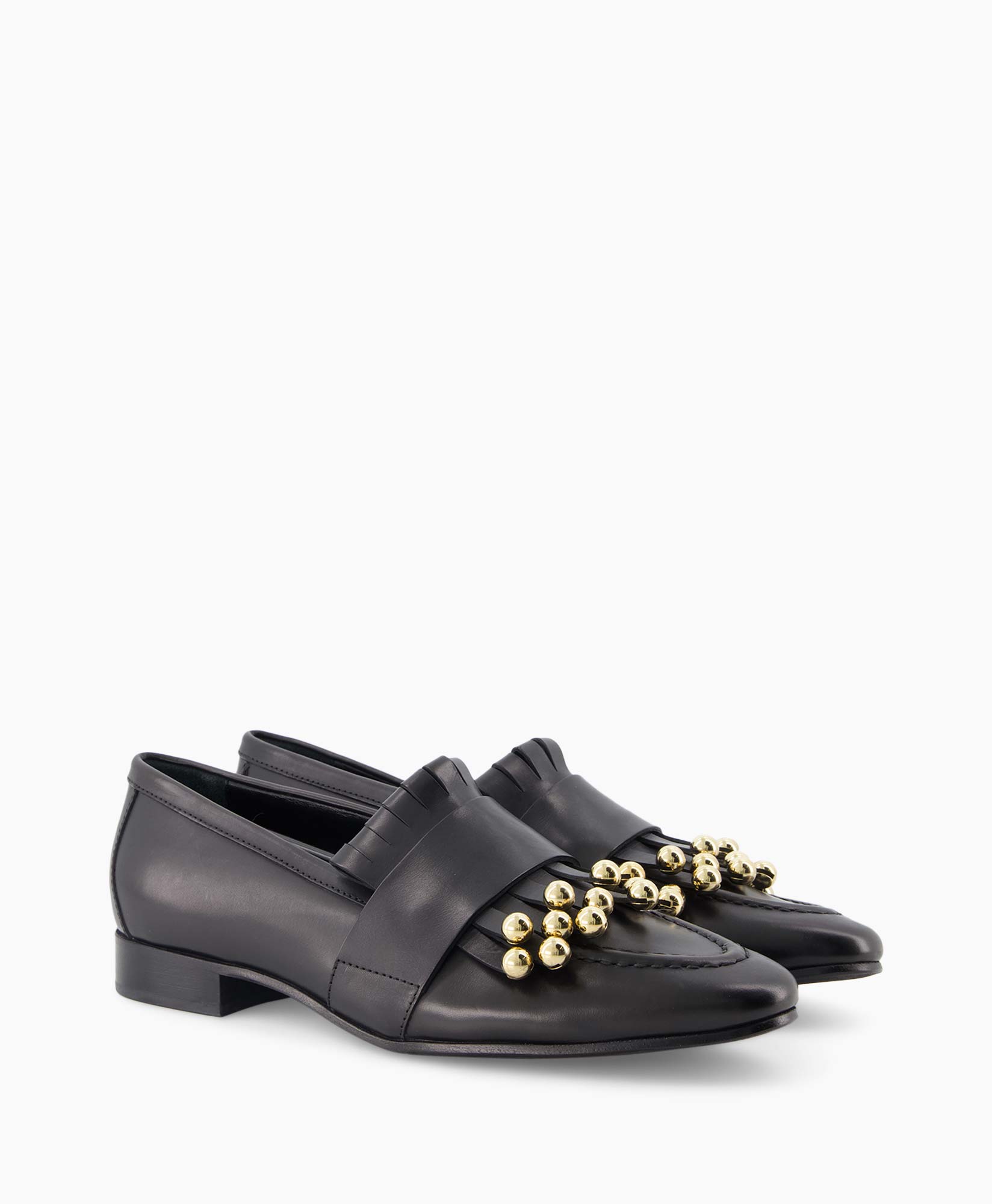 Loafer Costanza Studs Zwart