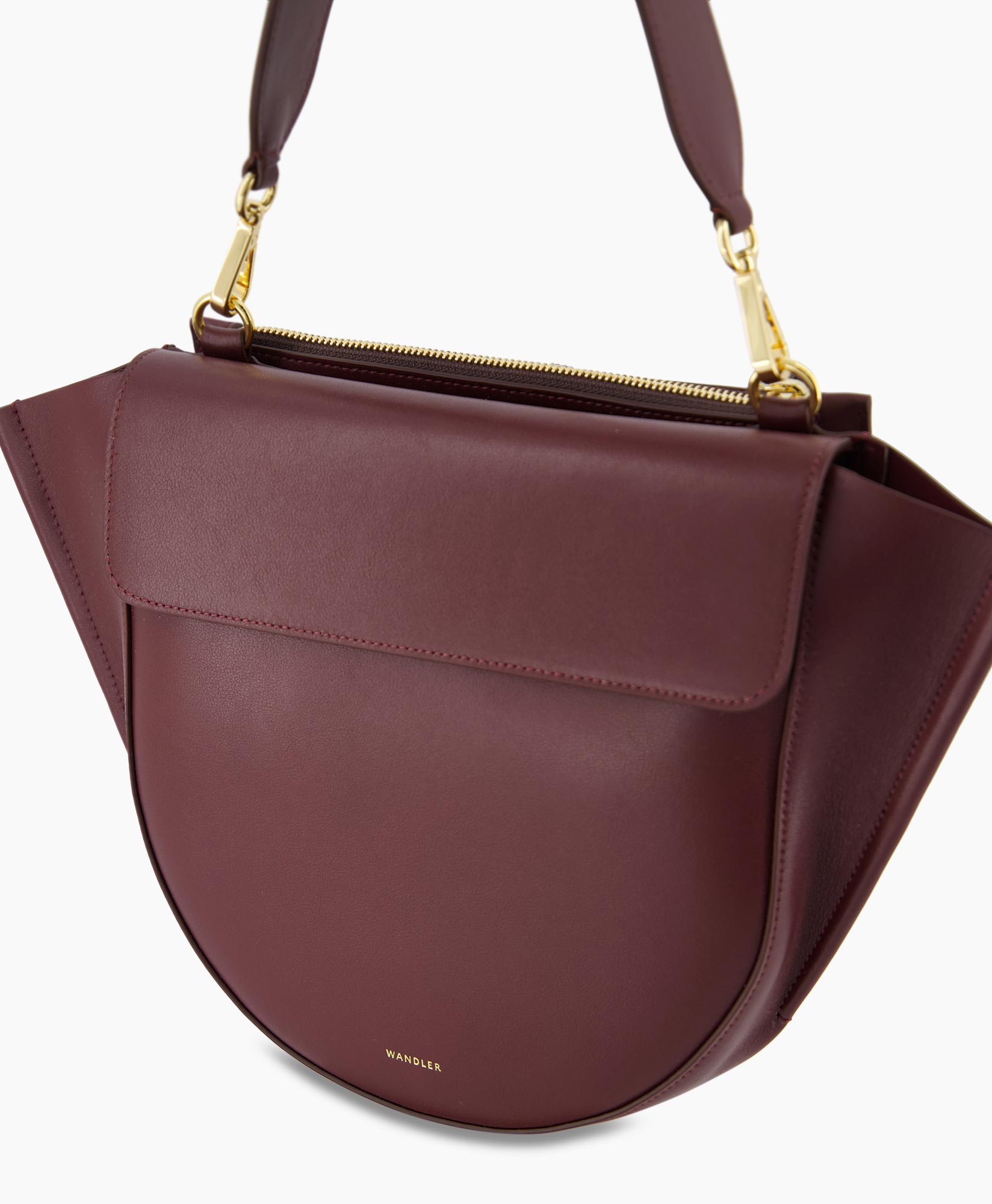 Schouder / Hand Tas Hortensia Medium Bordeaux