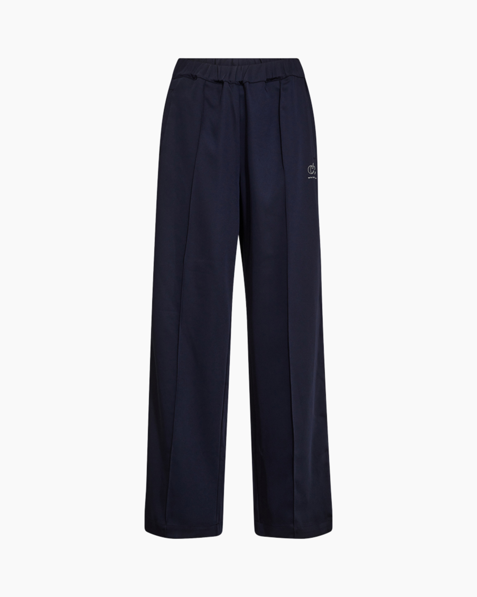 Pantalon Amina Crease Donker Blauw