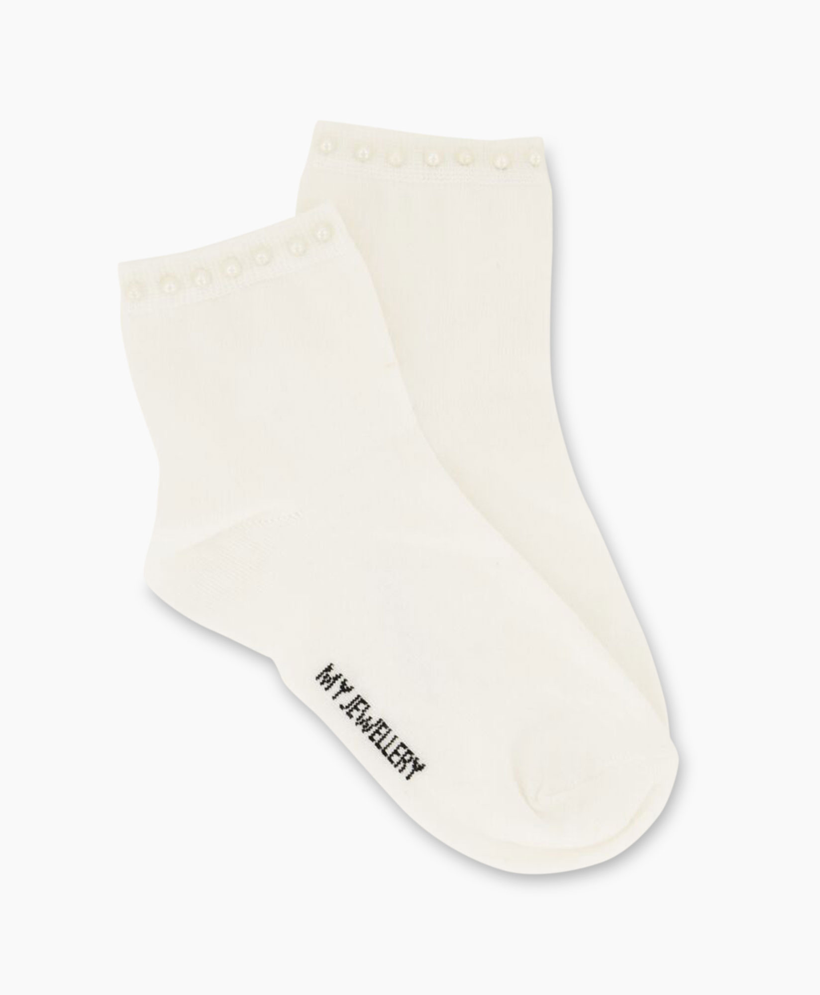 Kousen Socks Pearl Edge Wit