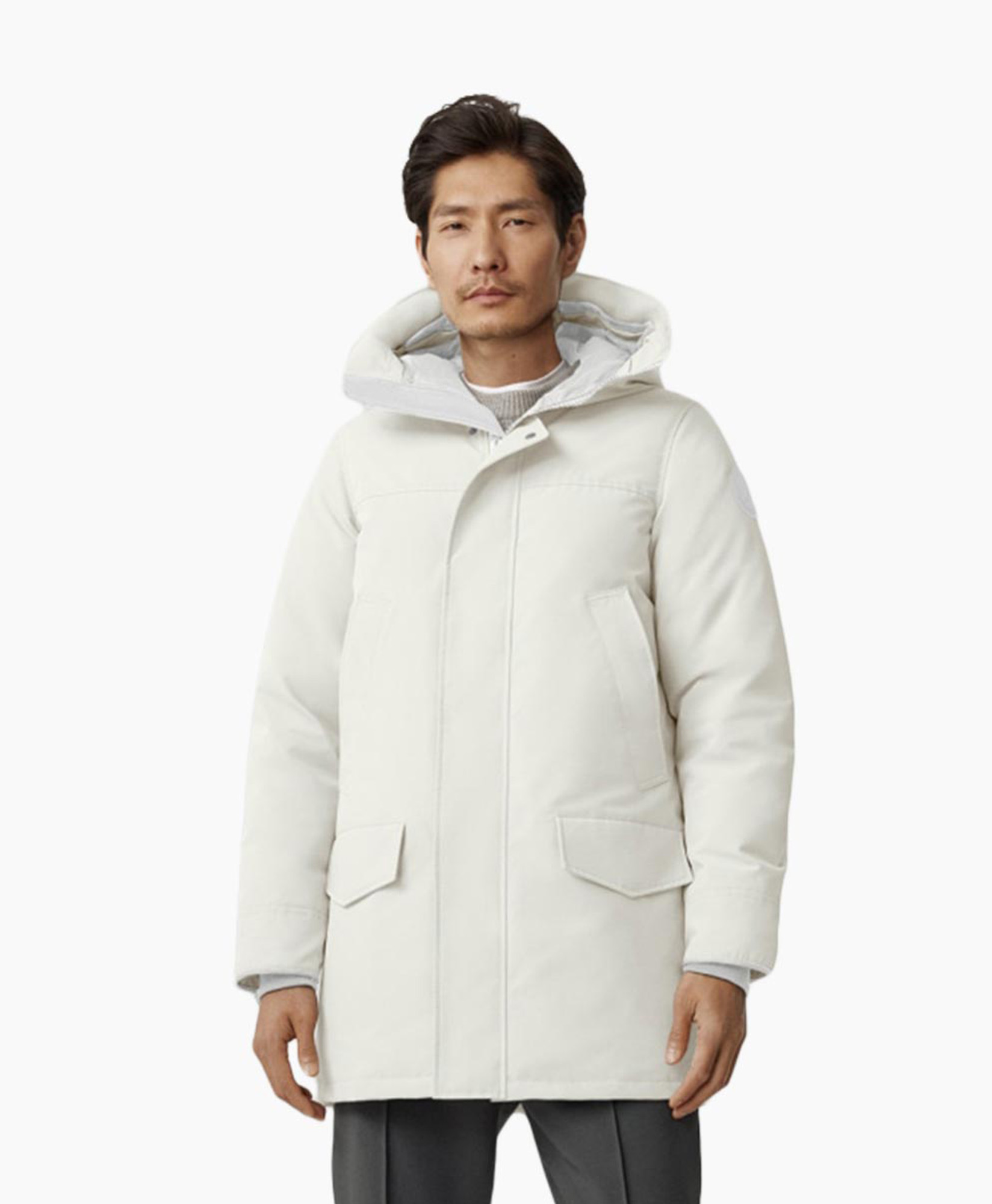 Canada goose langford parka beige outlet men's