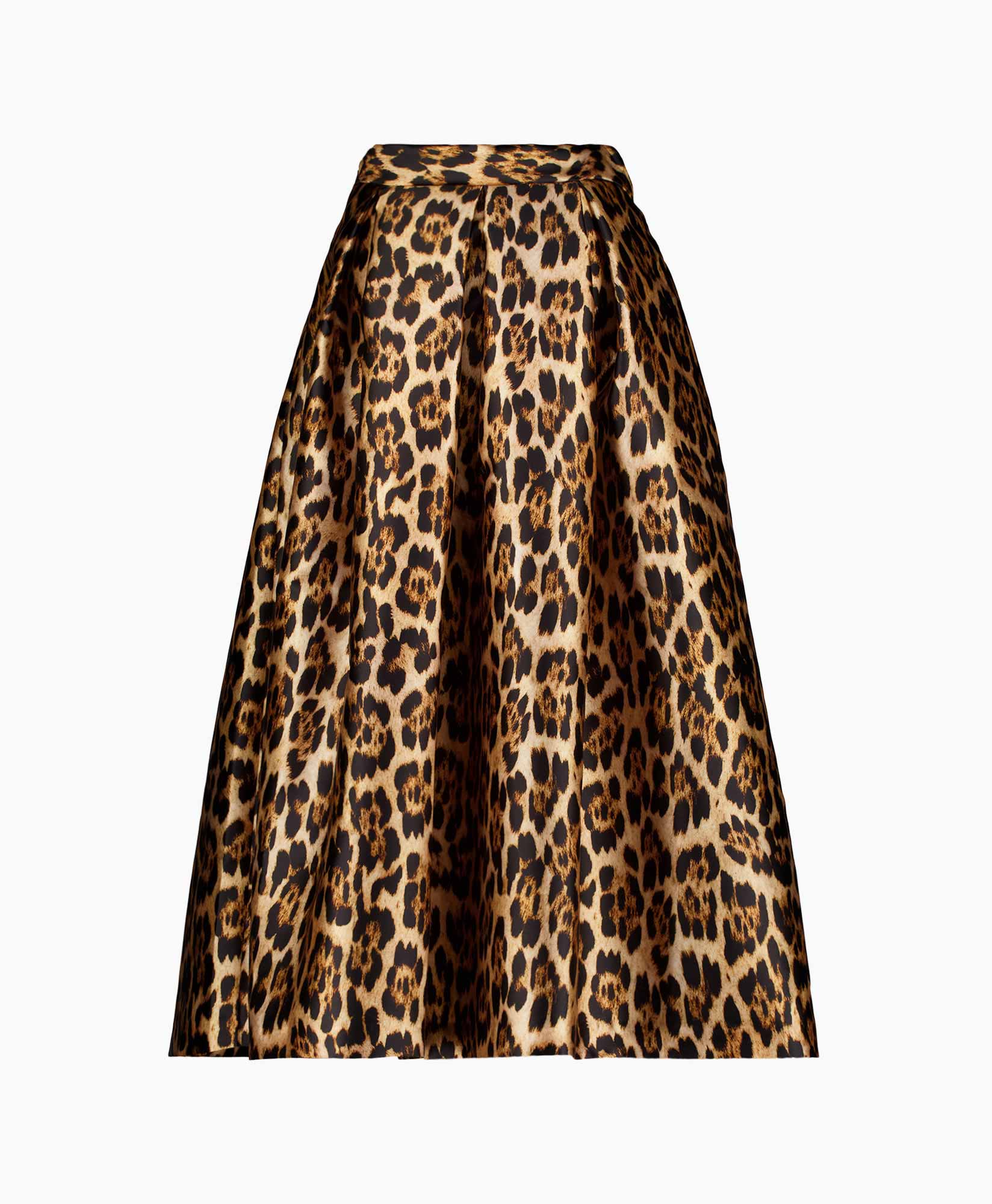 Midi Rok Leopard 2 Bruin