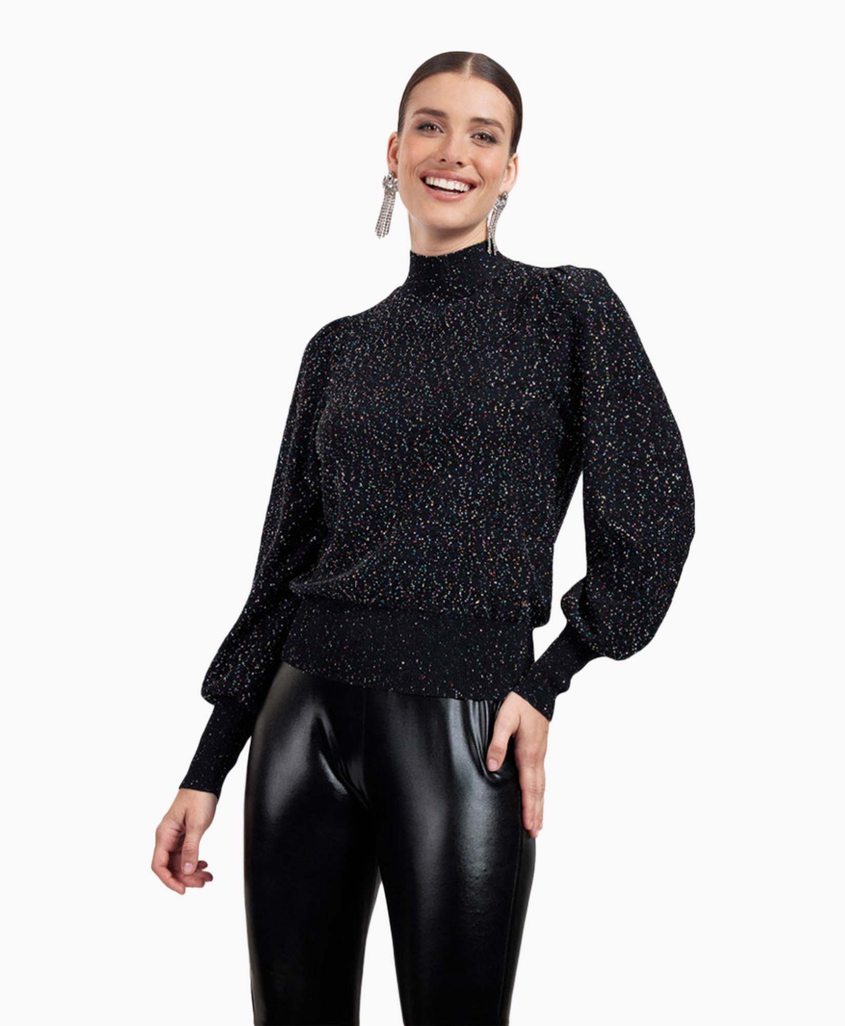 Studio Anneloes Pullover Femme Sequins Pullover Zwart