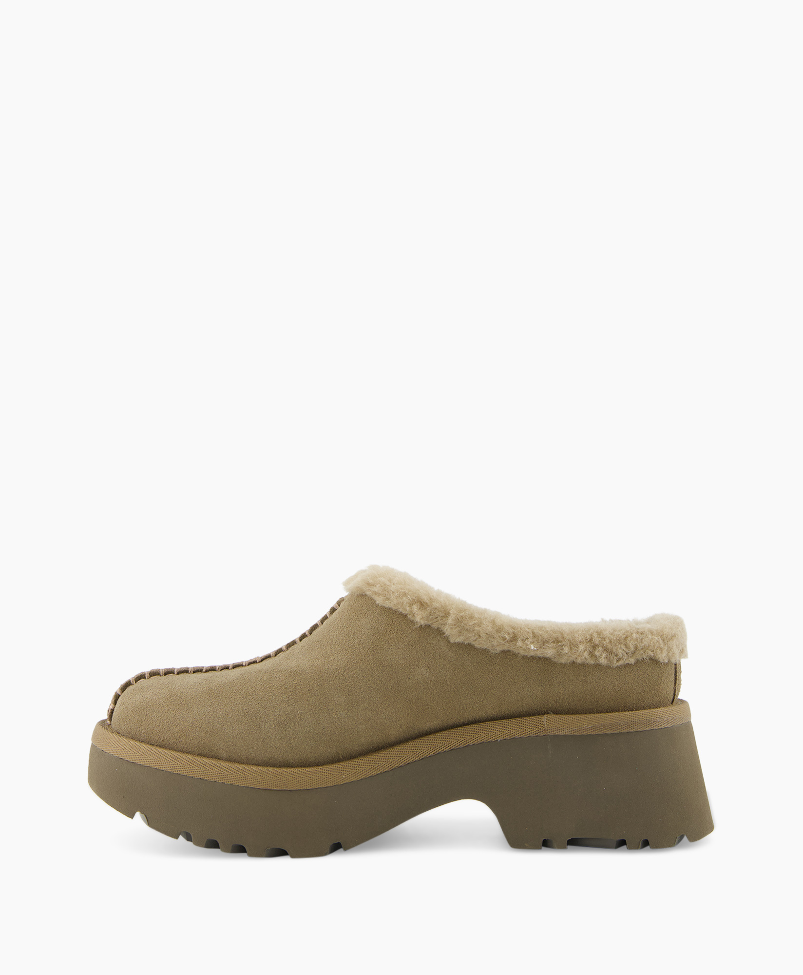 Sneaker W New Heights Cozy Clog Bruin