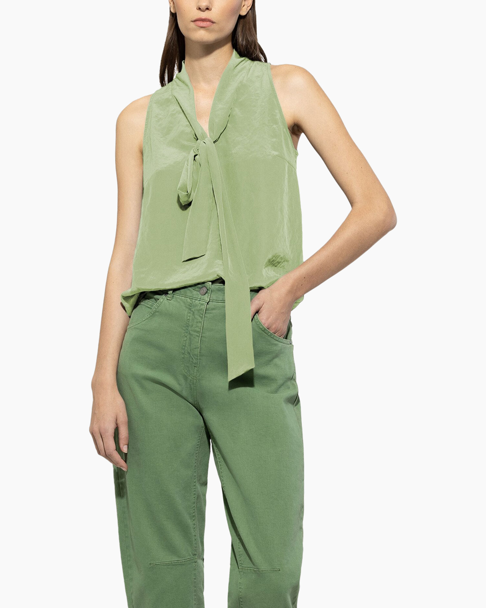 Blouse 218512/3597-0 licht groen