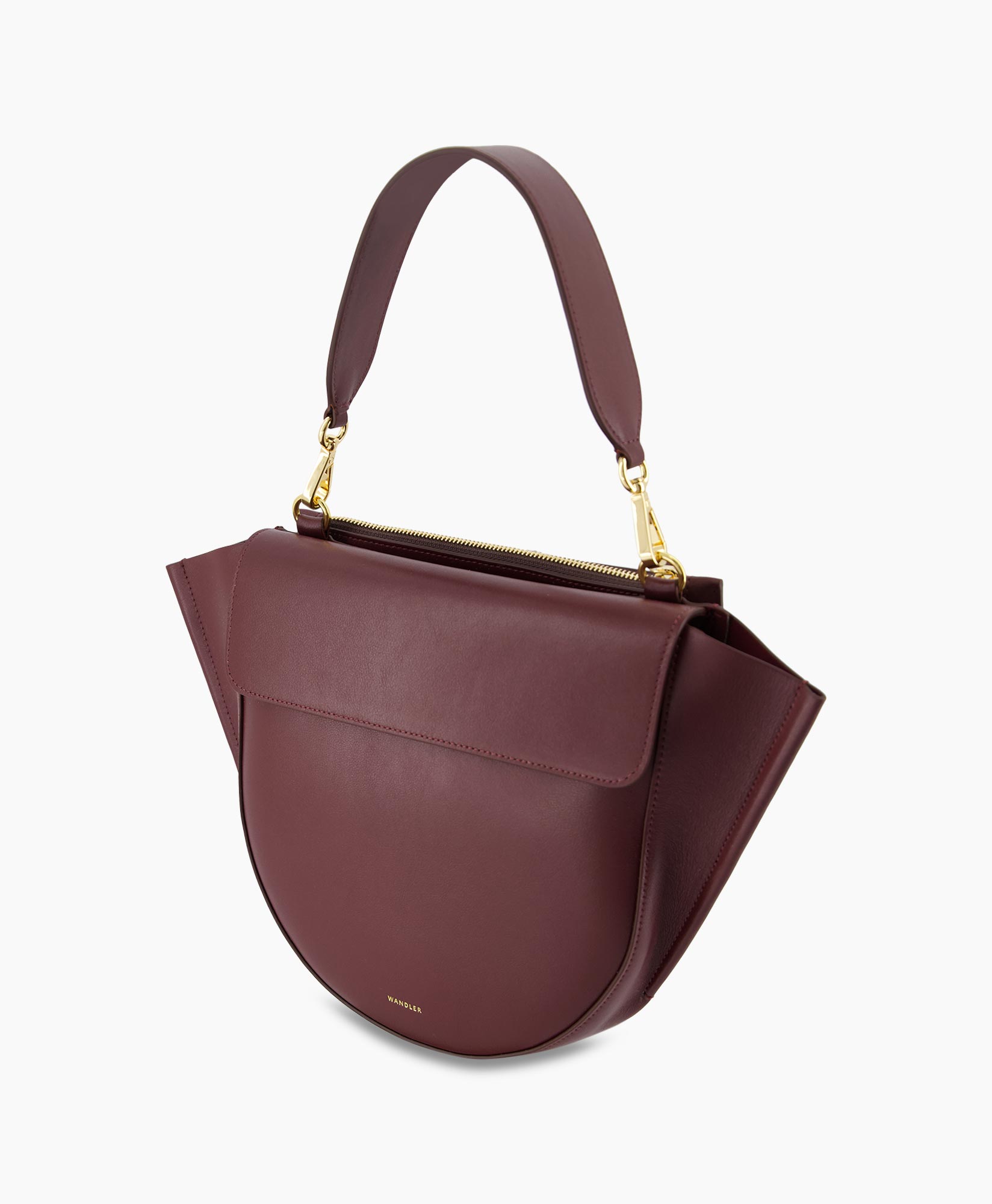 Schouder / Hand Tas Hortensia Medium Bordeaux