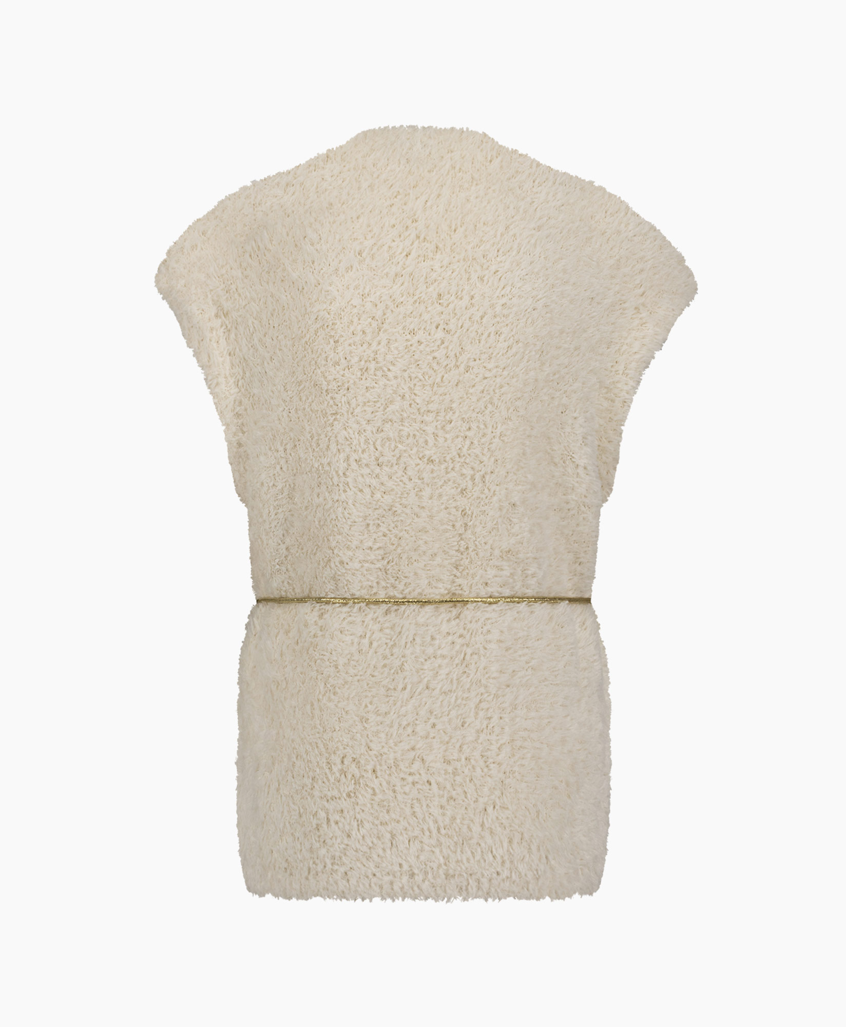 Vest Marly Fluffy Waistcoat Off White